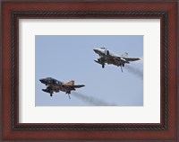 Framed Last Two Operational F-4F Phantom's of the German Air Force