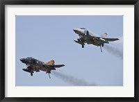 Framed Last Two Operational F-4F Phantom's of the German Air Force