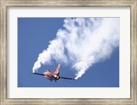 Framed Dutch Air Force F-16A During a Turning and Burning Demonstration