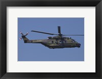 Framed NH90 Helicopter of the German Air Force