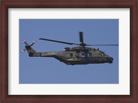 Framed NH90 Helicopter of the German Air Force