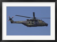 Framed NH90 Helicopter of the German Air Force