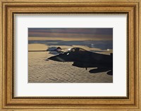 Framed Eurofighter Typhoon of the German Air Force refueling