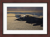Framed Eurofighter Typhoon of the German Air Force refueling