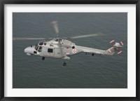 Framed Sea Lynx helicopter of the Portuguese Navy