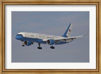 Framed Boeing C-32A of the 89th Airlift Wing, in Flight over Germany