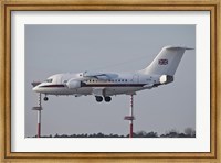 Framed British Aerospace 146 Jet of the Royal Air Force