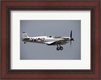 Framed Supermarine Spitfire of the Dutch Historic Flight Team