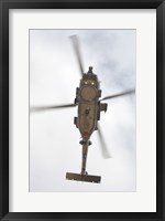 Framed US Navy MH-60R Seahawk in Flight Over Coroando, California