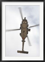 Framed US Navy MH-60R Seahawk in Flight Over Coroando, California