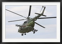 Framed Slovak Air Force Mi-17