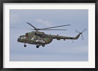 Framed Slovakian Mi-17 with Digital Camouflage