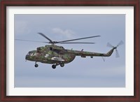 Framed Slovakian Mi-17 with Digital Camouflage