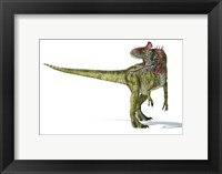 Framed Cryolophosaurus Dinosaur