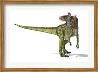 Framed Cryolophosaurus Dinosaur