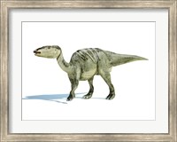 Framed 3D Rendering of an Edmontosaurus Dinosaur