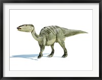 Framed 3D Rendering of an Edmontosaurus Dinosaur