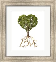 Framed Tree with Foliage in the Shape of a Heart