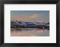 Framed British Columbia, Alsek River Valley, Lake, Glacier