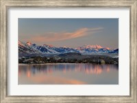 Framed British Columbia, Alsek River Valley, Lake, Glacier