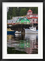 Framed British Columbia, Prince Rupert Boats in harbor