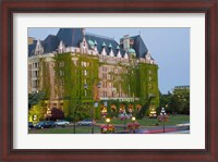 Framed Empress Hotel, Victoria, British Columbia