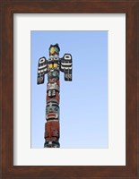 Framed Totem Pole, Royal BC Museum, Victoria British Columbia