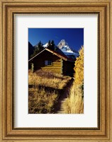 Framed British Columbia, Mount Assiniboine, Log cabin