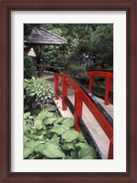 Framed Japanese Garden at Butchart Gardens, Vancouver Island, British Columbia, Canada