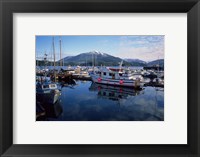 Framed Fishing Boats, Prince Rupert, British Columbia, Canada