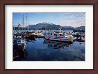 Framed Fishing Boats, Prince Rupert, British Columbia, Canada