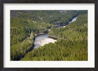 Framed Clearwater River and Valley, Wells Gray, British Columbia
