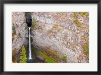 Framed Spahats Falls, Wells Gray Provincial Park, British Columbia, Canada