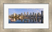 Framed City Skyline, False Creek, Vancouver, British Columbia
