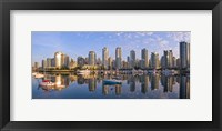 Framed City Skyline, False Creek, Vancouver, British Columbia