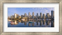 Framed City Skyline, False Creek, Vancouver, British Columbia