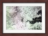 Framed Satellite View of Amarillo, Texas, Covered in Snow