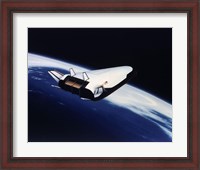 Framed Artist's Rendering of the X-33 Reusable Launch Vehicle