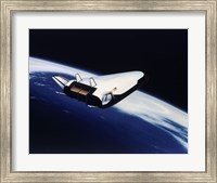 Framed Artist's Rendering of the X-33 Reusable Launch Vehicle
