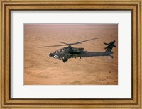 Framed AH-64D Apache Longbow Fires a Hydra Rocket over Northern Iraq