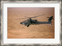 Framed AH-64D Apache Longbow Fires a Hydra Rocket over Northern Iraq