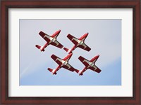 Framed Snowbirds 43 Squadron of the Royal Canadian Air Force