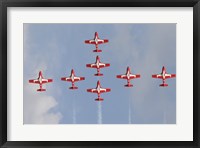 Framed Snowbirds 431 Air Squadron of the Canadian Air Force