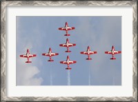 Framed Snowbirds 431 Air Squadron of the Canadian Air Force