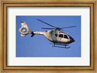 Framed Eurocopter EC-635 helicopter