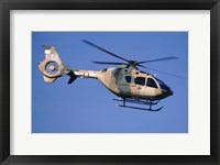 Framed Eurocopter EC-635 helicopter