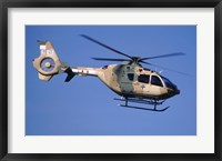 Framed Eurocopter EC-635 helicopter