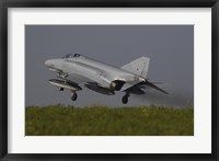 Framed German F-4F Phantom, Florennes Airfield, Belgium