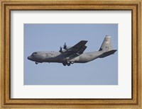Framed C-130J Super Hercules of the 86th Airlift Wing