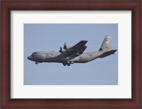 Framed C-130J Super Hercules of the 86th Airlift Wing